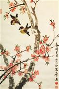 Bird-and-flower painting