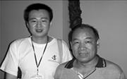 王献乐与中国书协中央国家机关分副会长于曙光在北京九华山庄国际会议厅