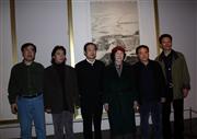与廖静文先生在北京画院“河山寄怀”五人展上