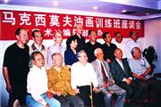 2002年5月在北京座谈会与马训班同学合影