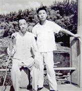 1964年7月王少石与萧龙士在合肥包河公园