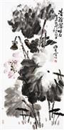 《凌波独吐红》