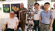 2016年5月 廖迎晰老師於「台北藝術博覽會雕塑個展」主題：「藝旋風」。