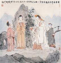 《古人诗意图》