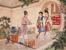 《陈三五娘》之六  年画 1956年