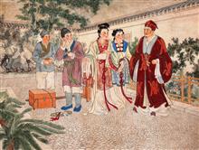 《陈三五娘》之七 年画 1956年