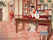 《陈三五娘》之十二  年画 1956年