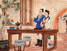 《陈三五娘》之十三 年画 1956年