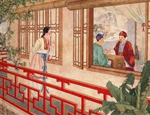 《陈三五娘》之十四   年画 1956年