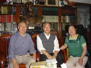 2009年5月15日在著名美术理论家、博士生导师周积寅家中（南京）