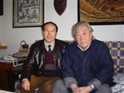 2004年就读东南大学访问学者期间与博士生导师张道一先生在一起