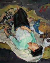 《情愫·惠安》 2009年 入选全国首届中青年油画展（中国美术家协会）    获“炫—2011年上海青年美展大展”优秀奖