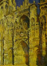 日光下的卢昂主教堂﹝Rouen Cathedral, full Sunlight﹞ 1894年 油彩画布