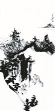 焦墨小品 写意山水  2016年