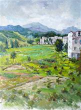 夏日田园 布面油画  2015年