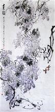 春韵 写意花鸟 120x240cm 2014年