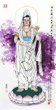 《白衣观音》写意人物 2011年