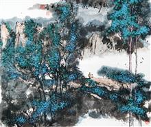 《故乡美入画》写意山水 2005年