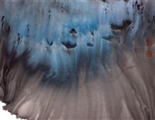 《冰川系列之十》52.5×40.5cm 水墨 2016年