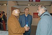 陈文泽先生与法国著名现代派画家皮埃尔及中国著名画家刘峰交流 