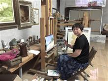 2015年8月在山东临沂陈正帅老师的工作室画水彩