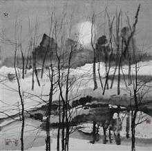 Lu Tianning’s ink and wash work one