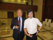 陆天宁与李肇星外长在中国驻泰国大使馆