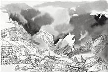 《珠峰大本营》场景速写  2012年8月