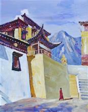 《西藏写生1》布面油画