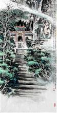 《龙宫揽胜》水墨山水 2017年