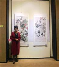 画家张秀萍在中国书画30家全国巡展河曲开幕仪式