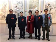 中国书画30家全国巡展河曲开幕仪式现场合影