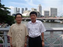 07与北京大学书法所所长王岳川先生在新加坡