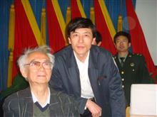 03与原中国书法家协会主席沈鹏先生在北京八大处培训基地