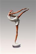 《风之彩——芭蕾》青铜铸造 2014年 侧面