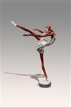 《风之彩——芭蕾》青铜铸造 2014年
