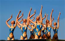 《出水芙蓉》蓝泳衣 青铜铸造 2005年（2008年奥运景观雕塑方案作品展获银奖）