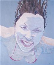《水系列》油画人物 布面油彩 2007年 (22)