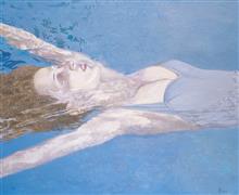 《水系列》油画人物 布面油彩 2007年 (17)