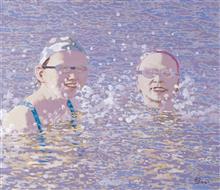 《水系列》油画人物 布面油彩 2007年 (12)