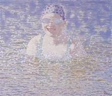 《水系列》油画人物 布面油彩 2007年 (11)