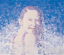 《水系列》70x80cm 油画人物 布面油彩 2007年