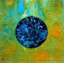 01《天宇之星A-大》68x68cm 设色纸本 水墨重彩 抽象山水 2015年