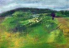 《绿野》50x70cm 布面油画 2012年