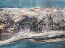 《湖畔》150x200cm 布面油画 2013年