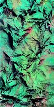 33《深山绿幽》67x135cm 设色纸本 水墨重彩 抽象山水 2015年