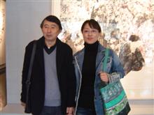 2011年与彭先诚先生在北京画院美术馆