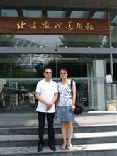 2012年与袁武老师在北京画院美术馆