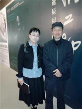 2016年与田黎明老师在美院美术馆
