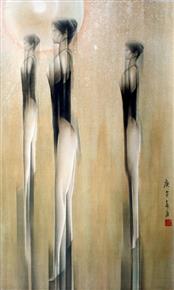 唐策力 | 《萌》 | 布面油画 | 78x178cm